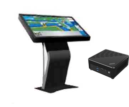 [DSN-DSL-P037] DigiSIGN Interactive Display 32 Inch Table Stand with Mini PC i5
