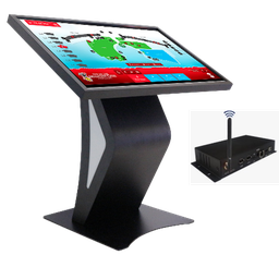 [DSN-DSL-084] DigiSIGN Interactive Display 43S Black Table Stand with Android Box